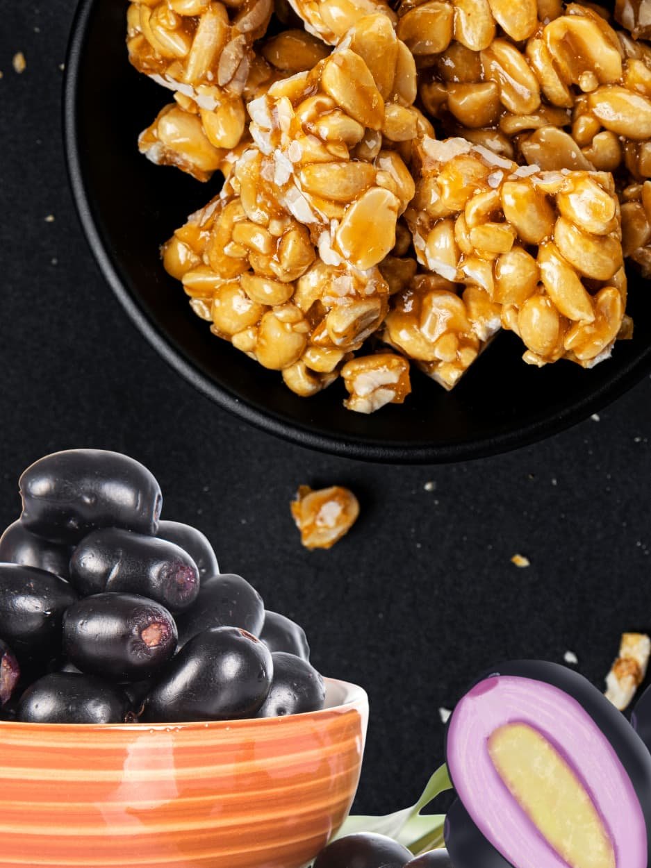 jamun5 Peanut Jamun Plum Chikki Bar - Image 1